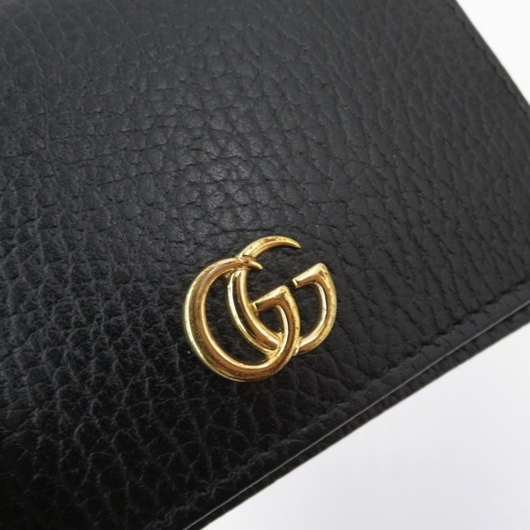 GUCCI GG Marmont Compact Wallet Bifold Black - Picture 10 of 12